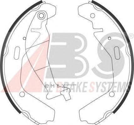 OEM Brake Shoes/ABS 9151