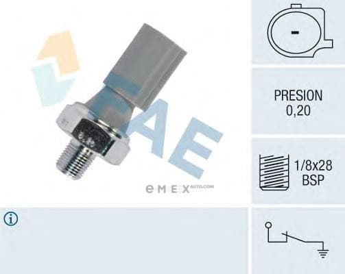 OEM SENSOR ASSY, OIL PRESSURE 12830