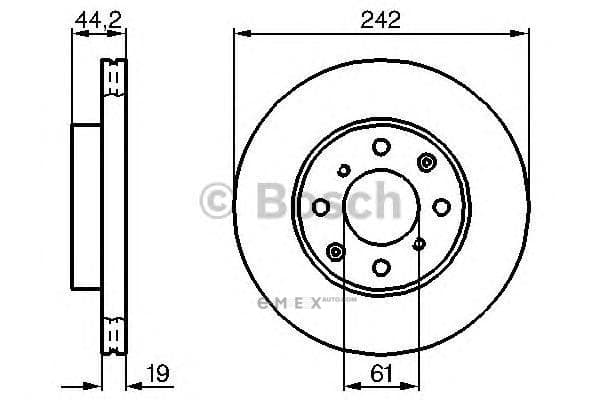 OEM BREMSSCHEIBE 0986478503