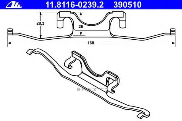 OEM SPRING, TENSION DRUM BRAKE 11811602392