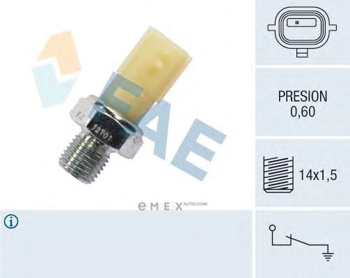 OEM SENSOR ASSY, OIL PRESSURE 12701