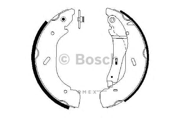 OEM BREMSBACKE 0986487612