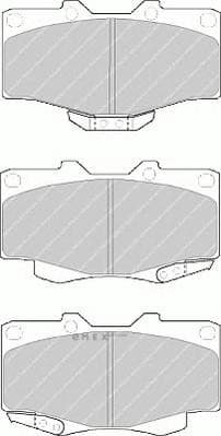 OEM PAD KIT, DISC BRAKE FDB797