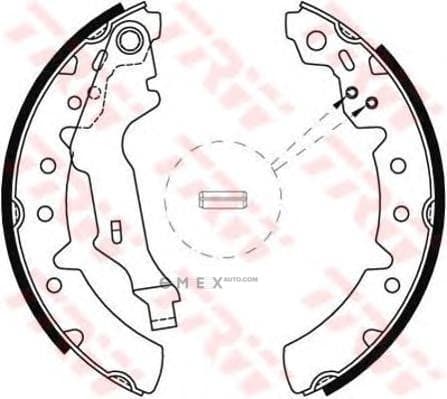 OEM SHOE KIT, DRUM BRAKE GS8603