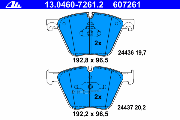 OEM BRAKE PAD SET FRT BMW E70 X5,E71,E72 X6,X5,F01,F15 13046072612