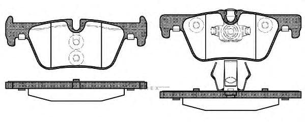 OEM Brake Pad Set, disc brake 147600