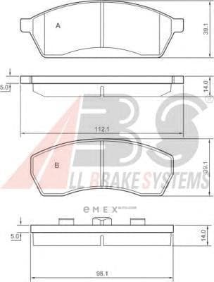 OEM Brake Pads/ABS 36830