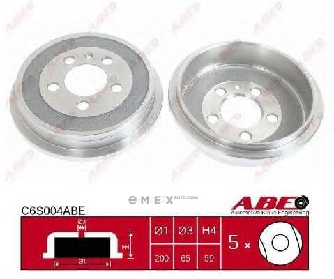 OEM BRAKE ROTOR C6S004ABE