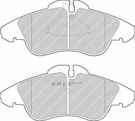 OEM PAD KIT, DISC BRAKE FVR1038