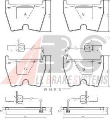 OEM Brake Pads/ABS 37367