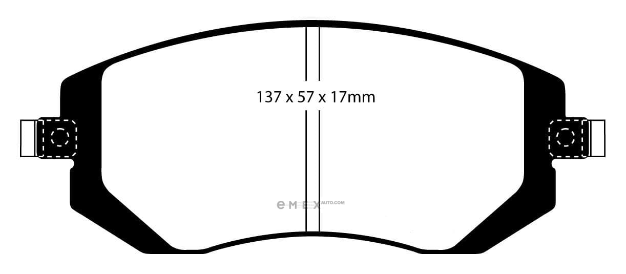 OEM PAD KIT, DISC BRAKE DP21661