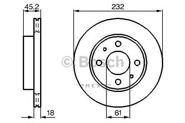 OEM BREMSSCHEIBE 0986478650