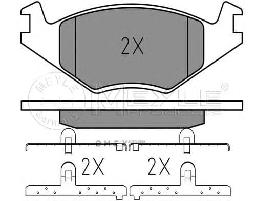 OEM DISC BRAKE PAD SET 0252088719