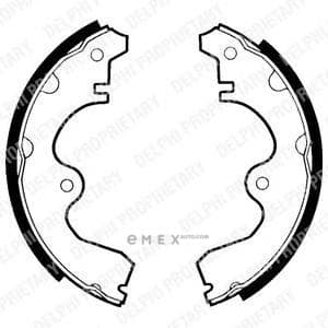 OEM BRAKE SHOE AXLE SET LS1333