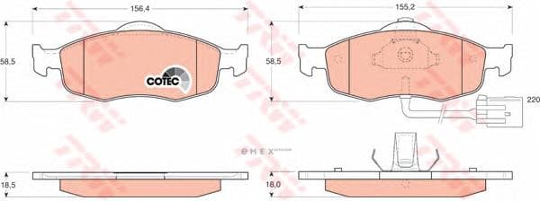 OEM BRAKE PAD GDB1108