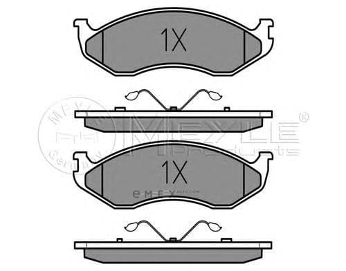 OEM DISC BRAKE PAD SET 0252182217