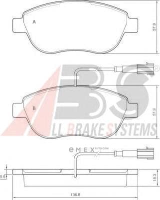 OEM Brake Pads/ABS 37282