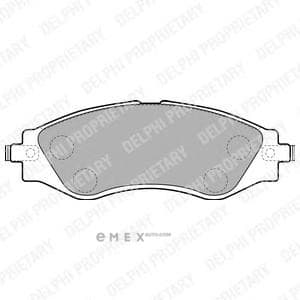 OEM BRAKE PAD AXLE SET LP1816