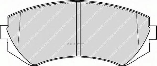 OEM PAD KIT, DISC BRAKE FDB1166