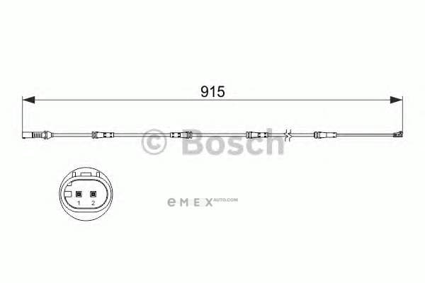 OEM SENSOR ASSY, ABS 1987473509