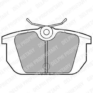 OEM BRAKE PAD AXLE SET LP522