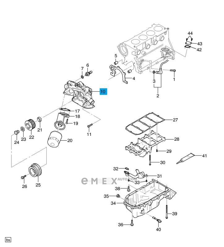 OEM OIL PUMP ASSY 92067383