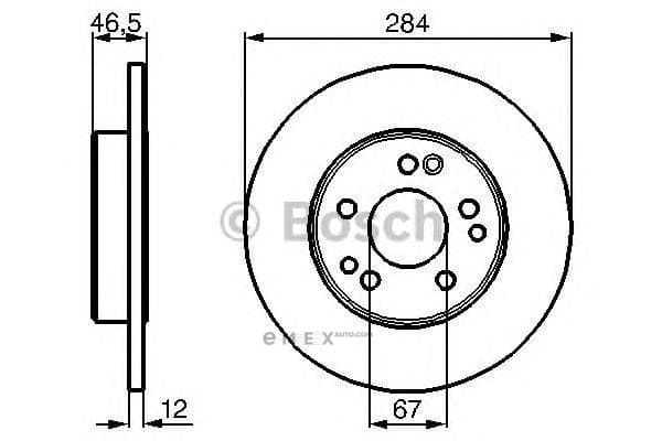 OEM BREMSSCHEIBE 0986478187