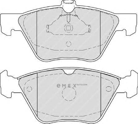 OEM BRAKE PAD SET FRT DB W220,W211/4MATIC FDB4289