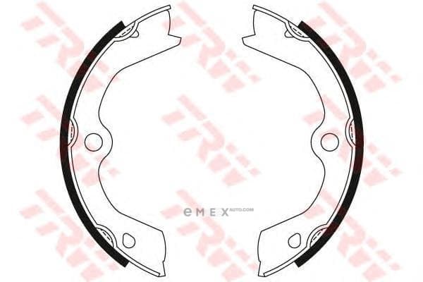 OEM SHOE KIT, DRUM BRAKE GS8606