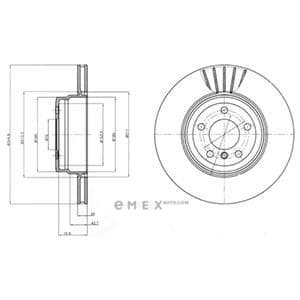 OEM BRAKE DISC (SINGLE PACK) BG9064