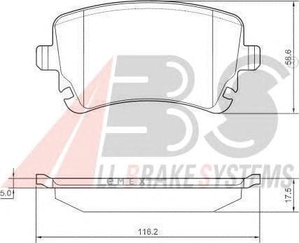 OEM Brake Pads/ABS 37366