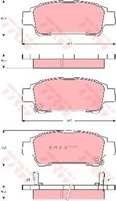 OEM PAD KIT, DISC BRAKE GDB3249