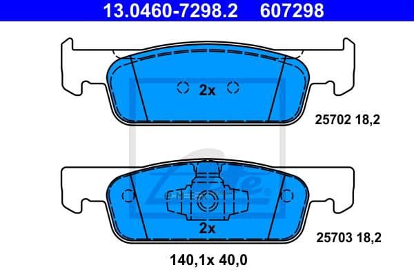 OEM PAD KIT, DISC BRAKE 13046072982