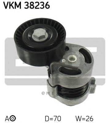 OEM BELT TENSIONER W/PULLEY/E46/E9 VKM38236