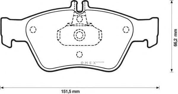 OEM BRAKE PADS 571877J