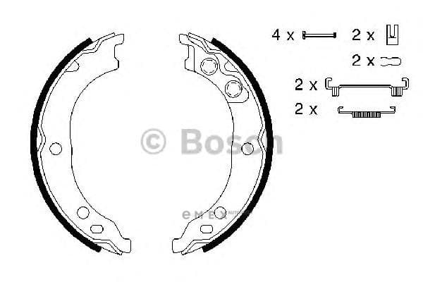 OEM BREMSBACKE 0986487712