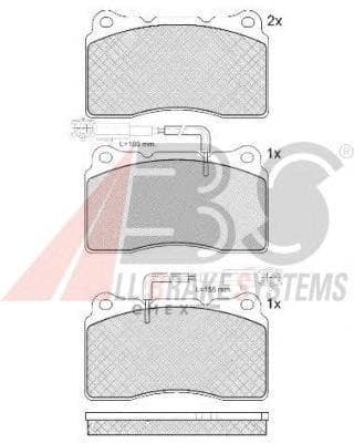 OEM Brake Pads/ABS 37486