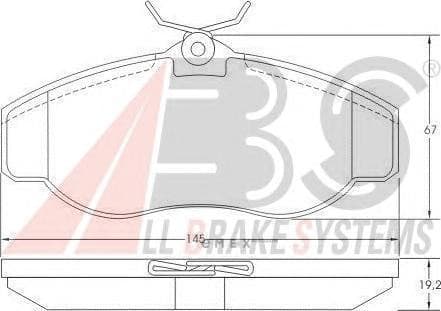 OEM PAD KIT, DISC BRAKE 36941