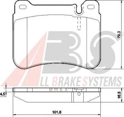 OEM Brake Pads/ABS 37506