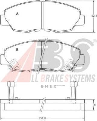 OEM PAD KIT, DISC BRAKE 36722