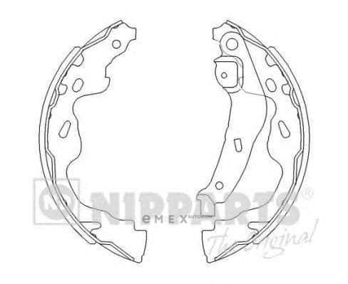 OEM BRAKE SHOES J3502082