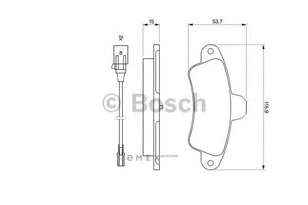 OEM BREMSBELAG 0986460991