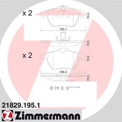 OEM PAD KIT, DISC BRAKE 218291951