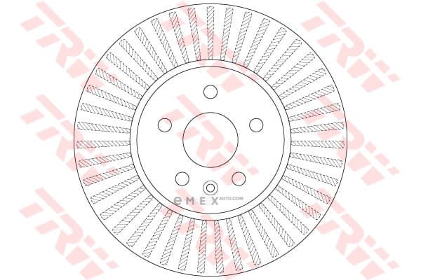 OEM BRAKE ROTOR DF6629