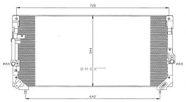 OEM RADIATOR ASSY, A/C 35423