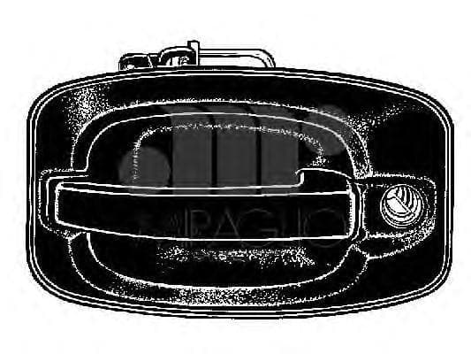 OEM HANDLE ASSY, DOOR METAL 80611SC