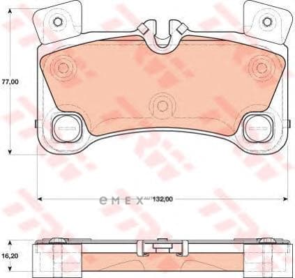 OEM PAD KIT, DISC BRAKE GDB1775