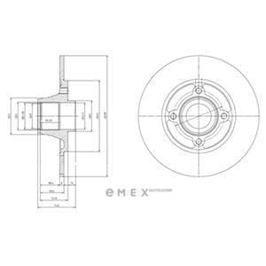 OEM SINGLE DISC BEARING & ABS RING BG9033RS