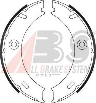 OEM Brake Shoes/ABS 9022