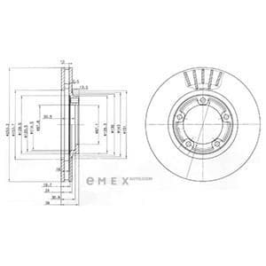 OEM BRAKE DISC (DOUBLE PACK) BG3590